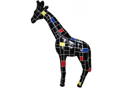 Figure abstraite Statue Figurines Décoration Girafe Sculpture de Jardin Sculptures