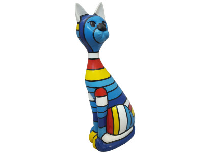 Décoration moderne Figure abstraite Figures Statues abstraites Sculpture Chat 95 cm