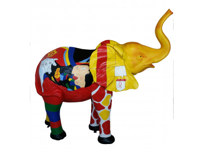 Statue de figurine de designer Figures modernes Décoration Éléphant Sculptures de jardin décoratives