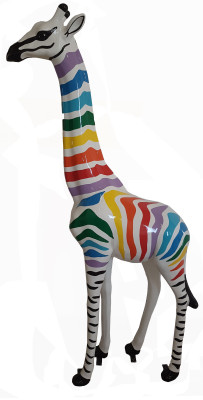 Figure Statue Statue de figure moderne Statues Décoration Décoration Girafe Jardin nouveau
