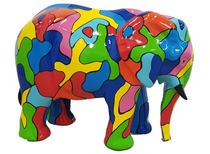 Designer Figure Abstraite Figurines Modernes Décoration Éléphant Sculpture de Jardin Décorative