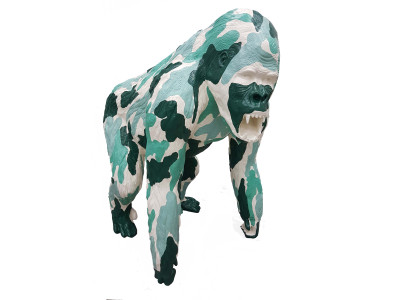 Figurine de gorille Statue de singe Figures de singe Décoration Statues Design décoratif Jardin