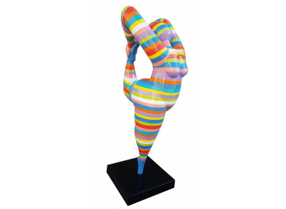 Figures de sculpture de décoration de maison de décoration artisanale de chiffre de statuettes de femmes abstraites.