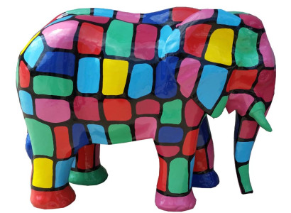 Designer Figure abstraite Figures modernes Décoration Éléphant Sculpture décorative de jardin