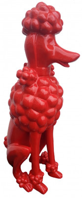 Designer Figure abstraite Figurines modernes Décoration Caniche Sculptures de jardin décoratives