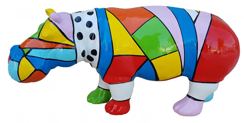 Designer Abstract Figure Modern Figures Decoration Hippo Garden Sculptures La sculpture du jardin de l'hippopotame de la décoration de Figures Modernes de Figures abstraites du designer
