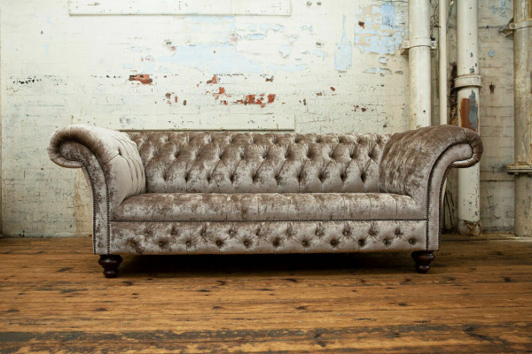 Design Trois Places Canapé Tissu Moderne Canapé Rembourré 3 Places Mobilier de Salon Gris