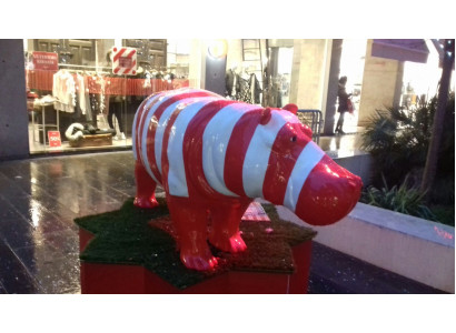 Designer Figure Abstrait Moderne Décoration de Figurines Hippo de Jardin Sculptures