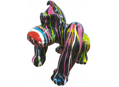 Designer Figur Statue Moderne Figuren Statuen Dekoration Deko Gorilla Garten neu