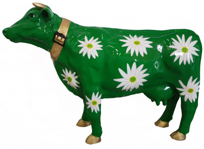 Designer Figure Abstract Modern d'une vache en plastique Décorative Sculptures de Jardin.
