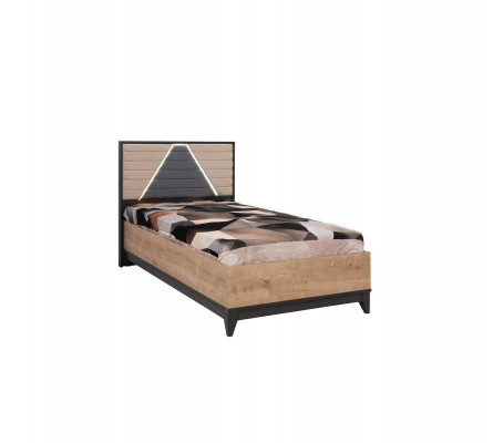 Chambre d'enfants Suite Lit Armoire Marron Bois Set Lit Jeunesse Meuble 5 pièces