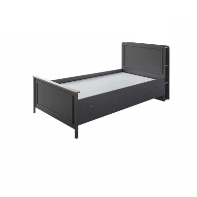 Meubles de chambre d'enfants Lit d'enfants Lit d'enfants Gris Bois Ensemble 4 pièces