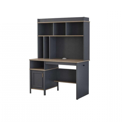 Meubles de chambre d'enfants Lit d'enfants Lit d'enfants Gris Bois Ensemble 4 pièces