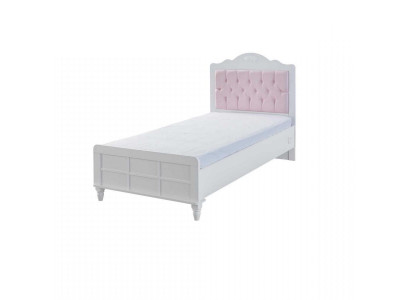 Lit pour enfants Chesterfield Chambre d'enfants Mobilier de chambre d'enfants En bois rose
