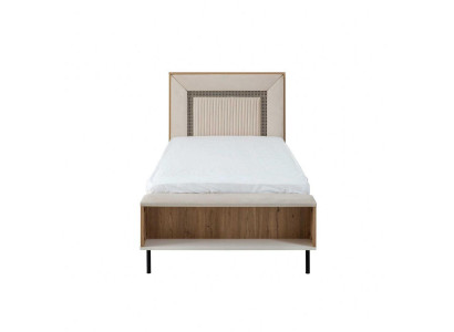 Cadre de lit Lit pour enfants 120 cm Lit Chambre d'enfant Cadre de lit en bois marron
