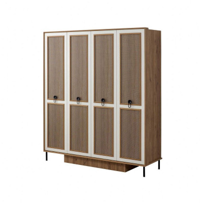 Armoire en bois Armoire Armoire pour enfants Armoire en bois Marron Design