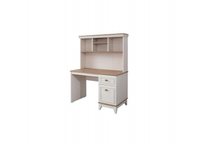Bureau Armoire Bureau d'ordinateur Blanc Mobilier de bureau Bois Tablettes