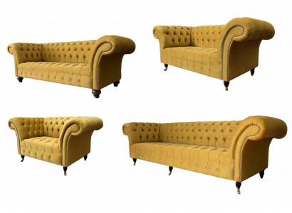 Ensemble de canapé design 3+2+1,5+1 canapé Siège tissu moderne