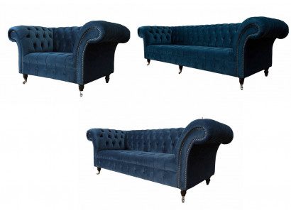 Ensemble canapé 4+3+1 places Ensemble de canapé Design Canapé Rembourrage Moderne de Luxe