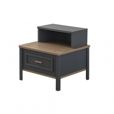 Lit pour enfants Chambre d'enfants Mobilier pour enfants Suite Lit Gris Bois Ensemble 5 pièces