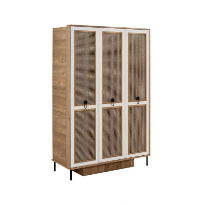 Suite de meubles pour enfants chambre d'enfants lit lit d'enfants bois marron ensemble 4 pièces