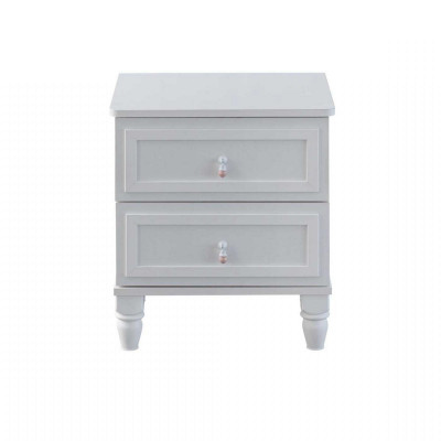 Groupe blanc Lit d'enfants Mobilier pour enfants Chambre d'enfants Lit Bois Ensemble 4 pièces