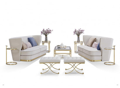 Canapé 2 places Canapé de designer de luxe nouveau Canapé de luxe Canapés rembourrés Deux places nouveau