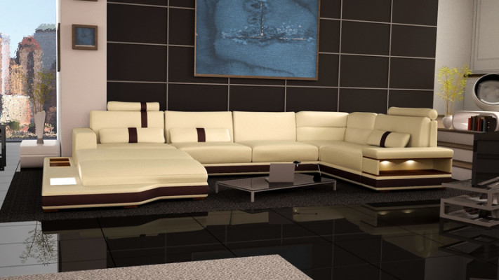 Canapé d'angle moderne en forme de U Rembourrage Canapé d'angle Siège design Meubles Canapés