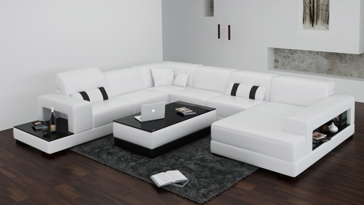 Canapés de luxe en cuir nouveau canapé siège coin suite rembourrage coin design canapé