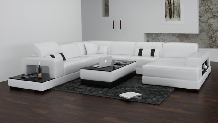 Canapés de luxe en cuir nouveau canapé siège coin suite rembourrage coin design canapé