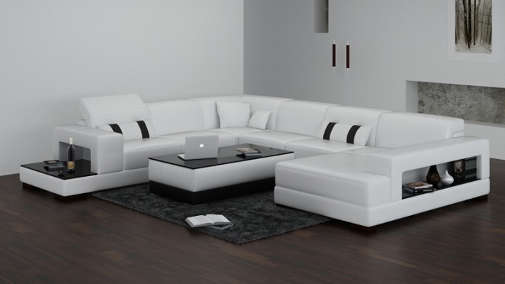 Canapés de luxe en cuir nouveau canapé siège coin suite rembourrage coin design canapé
