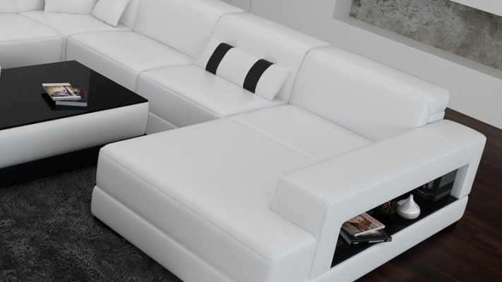 Canapés de luxe en cuir nouveau canapé siège coin suite rembourrage coin design canapé