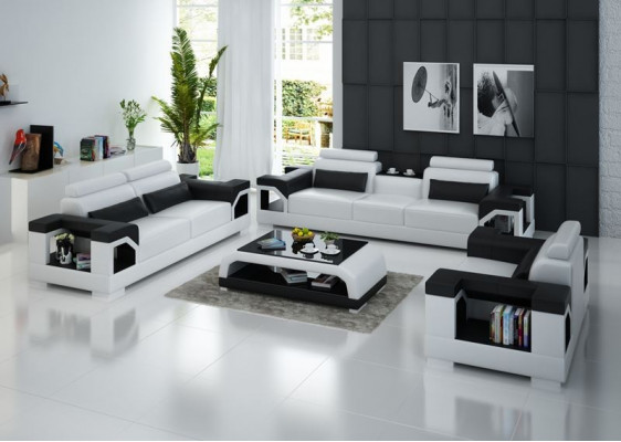 Ensemble de canapés de luxe 3+2+1 places Canapé Design Canapé Rembourrage Canapé Moderne