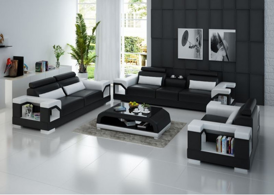 Ensemble de canapés de luxe 3+2+1 places Canapé Design Canapé Rembourrage Canapé Moderne