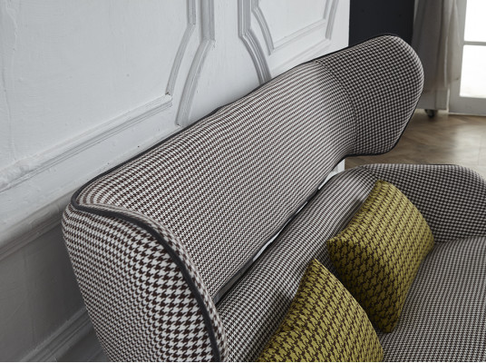 Banc rembourré Banquette Tabouret Banquette Mobilier de siège Canapé Design Tissu Relax Canapé 130cm