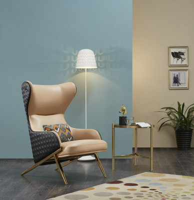 Fauteuil Canapé design Canapé Sofa Relax Cuir Lounge Club Rembourrage Siège Luxe Turquoise neuf