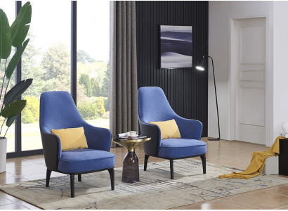 Salon de luxe TV Club Rembourrage Fauteuil Design Canapé Canapé Fauteuil Tissu de détente