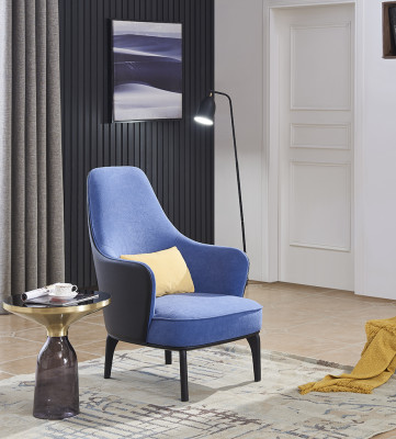 Salon de luxe TV Club Rembourrage Fauteuil Design Canapé Canapé Fauteuil Tissu de détente