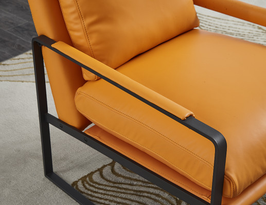Fauteuil design Canapé Canapé Tissu Détente Luxe TV Club Rembourrage Siège