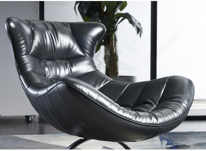 Fauteuil Canapé Design Canapé Cuir Siège Lounge Club Rembourrage Luxe Oreilles Siège Relax