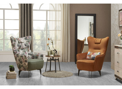 Chaises Chesterfield Fauteuil Tapisserie Cocktail Détente Bar Salon Club Design Fauteuil