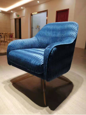 Fauteuil Club Lounge Designer Fauteuil Fauteuil Rembourré Canapé 1 Place Tissu TV Neuf
