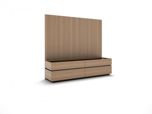 Meubles en bois Salon de luxe Unité murale Design moderne Ameublement neuf
