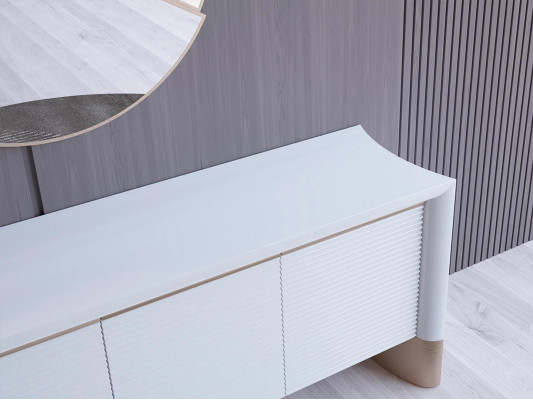 Salle à manger Design Buffet Moderne Armoire en bois Mobilier de luxe neuf