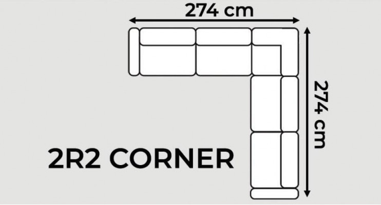 Canapé en tissu Suite d'angle en tissu de luxe Canapé d'angle du salon Canapé en tissu Canapés Canapé en L en coin