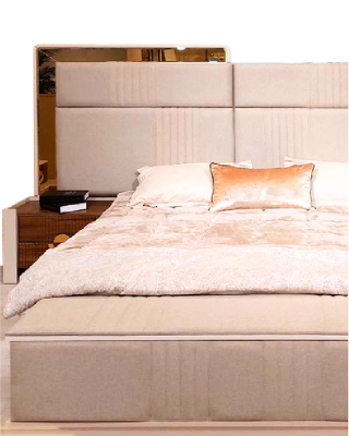 Chambre complète Lit double 2x Tables de chevet Meubles neufs Mobilier design