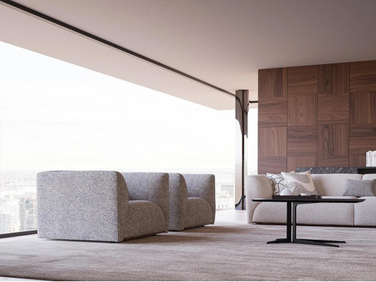 Ensemble de canapés de luxe avec revêtement en tissu 2x canapé trois places 2 fauteuils canapé 3+3+1+1