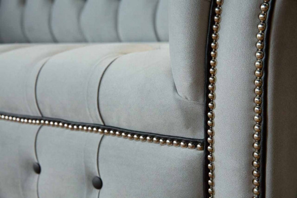 Canapé Chesterfield Design Ensemble de canapé de siège de canapé rembourré de luxe.