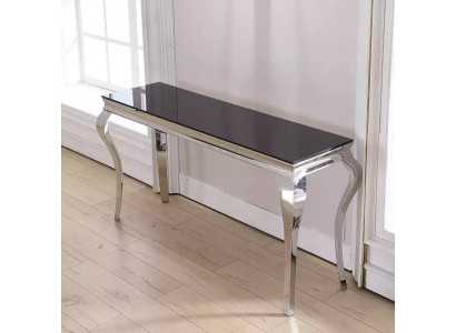 Meuble d'appoint en métal, acier inoxydable, consoles Meuble de rangement Mobilier de luxe