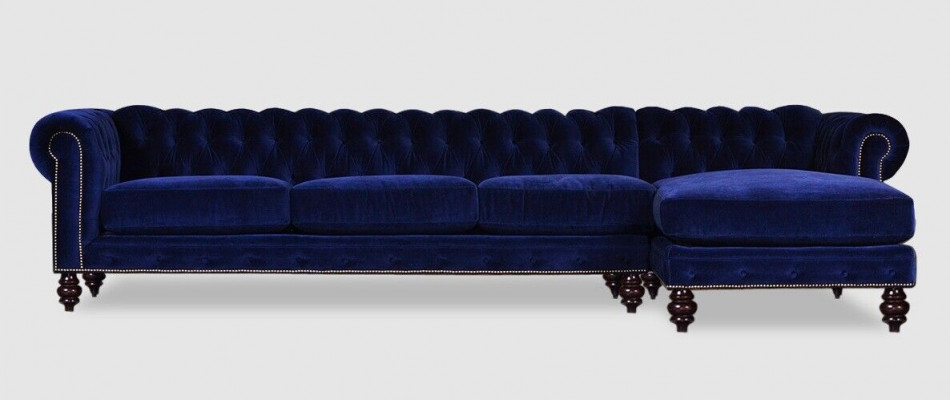 400cm Bix XXL Canapé Rembourré Siège Suite Tissu Canapé Chesterfield en Cuir 2016060